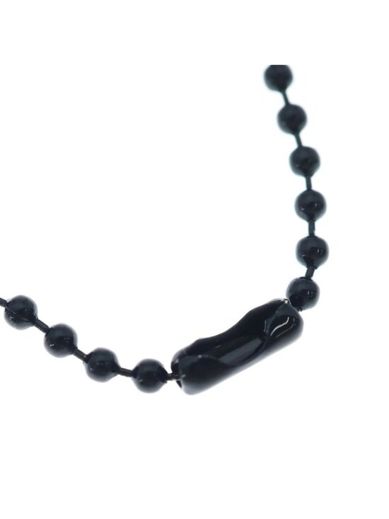 Chrome Hearts Rubber Padlock Flerknee Slcn Necklace Silicone Black